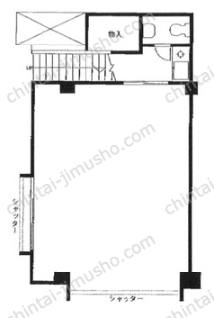 サトウビル1階の間取図
