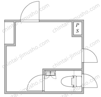 BASE祐天寺1階の間取図