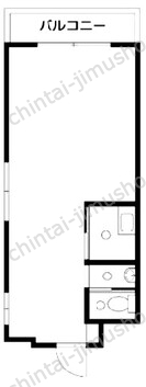 椎野亀戸マンション4階の間取図