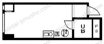 ハイツ横浜6階の間取図