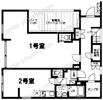 RCレジ亀戸1階の間取図