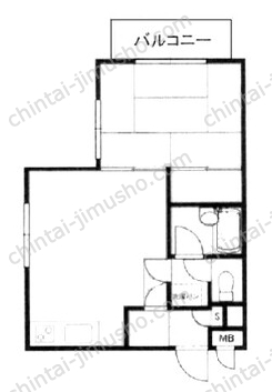 神楽坂OSハウスの間取図