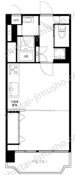 ヴィラ桜ヶ丘3階の間取図