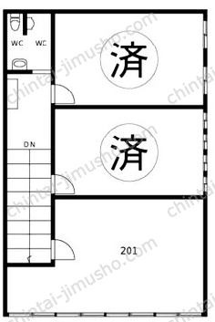 第二平塚ビルの間取図