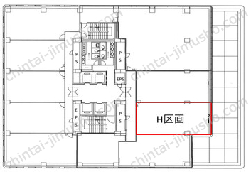 横浜東芝ビルの間取図