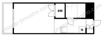 西大久保イレブン2階の間取図