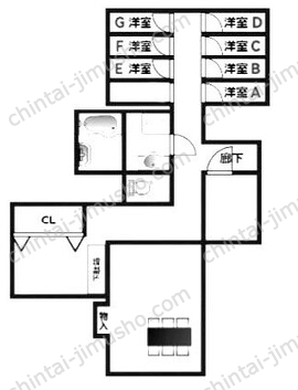 アンビエンス高円寺の間取図