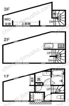 石川町戸建て一棟の間取図
