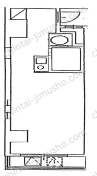 ライオンズマンション末吉町3階の間取図