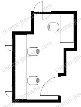 HULIC&New SHINBASHI／ビュレックスファイブの間取図