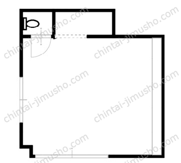 広瀬ビル1階の間取図