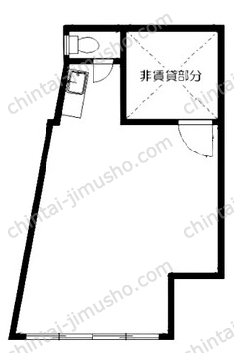 練馬1丁目貸店舗事務所1階の間取図