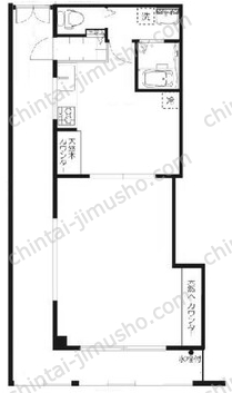興栄コーポの間取図