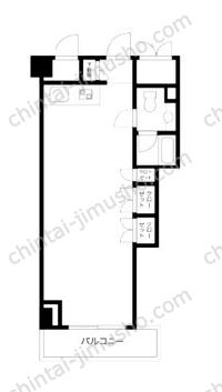 VORT恵比寿Dual's3階の間取図
