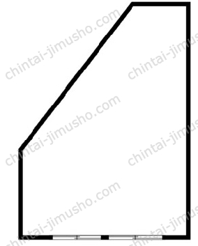 シェルハウス1階の間取図