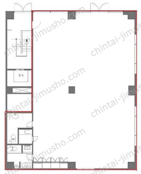 国米ビル1階の間取図