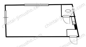 美鈴ビル3階の間取図