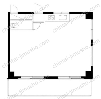 リバーサイドテラス東中野1階の間取図