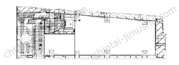 仮称）渋谷区東3丁目新築計画1階の間取図