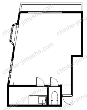 晃明堂マンション3階の間取図