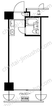 中銀日本橋マンシオン11階の間取図
