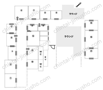 goodroom lounge 東京プリンスホテルの間取図