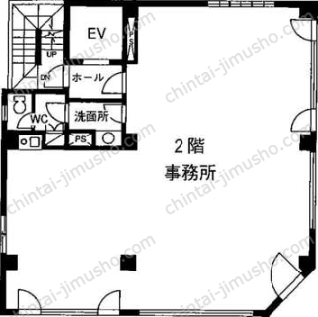 ミクラ西新宿ビルの間取図