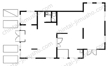 西片第一ビル1階の間取図