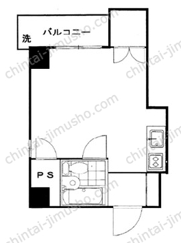 シャトー広尾中井ビルの間取図