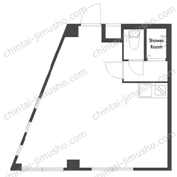 アバビル3号館1階の間取図