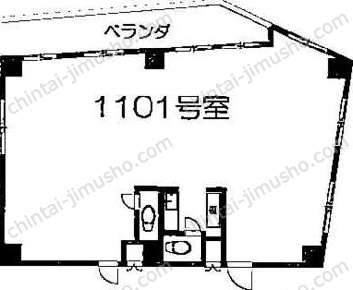 新宿コムロビルの間取図