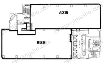 東京日産西五反田ビル6階の間取図