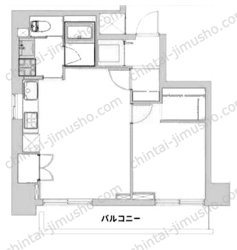 シルキーハイツ九段南の間取図