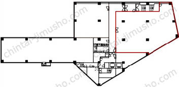 いちご神宮前ビルB1階の間取図