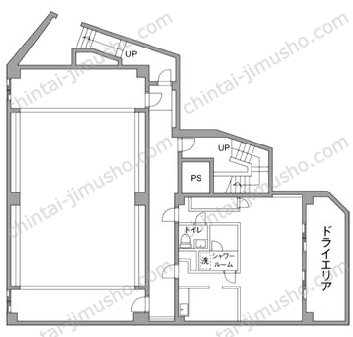 パレス後楽園B1階の間取図