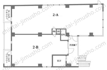 WELL SQUARE PLAZA LINKS KICHIJOJI2階の間取図
