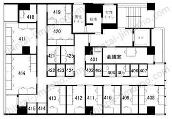 日本橋イヅミビル／茅場町ビルの間取図