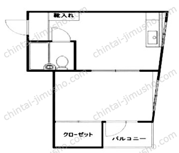 コーポ長澤2階の間取図