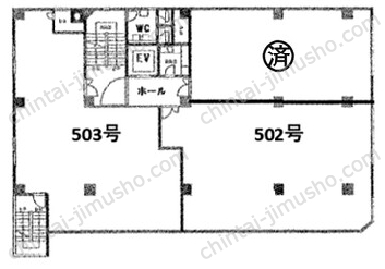 第二プレシーザビルの間取図