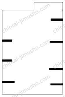 （仮称）亀戸5丁目貸店舗1階の間取図