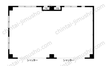 ベルメゾン1階の間取図