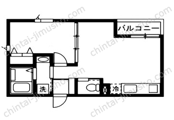 ANQI神宮前1階の間取図