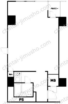 ディアシティ赤坂東館の間取図