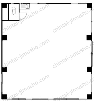 渡部ビル1階の間取図