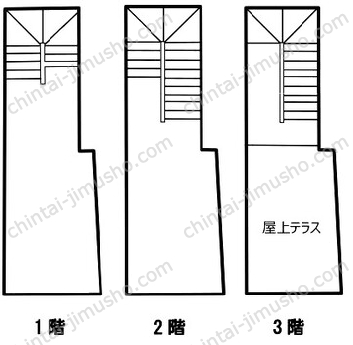 根津アバックビル一棟の間取図