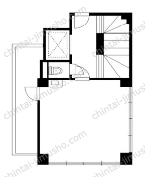 新宿野村ビル10階の間取図