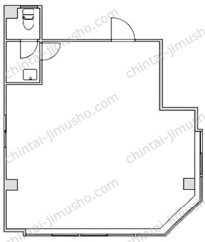 SHINBASHI WHITE HOUSE2階の間取図