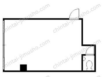 第20曙ビル1階の間取図