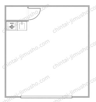 佐久間ビル1階の間取図