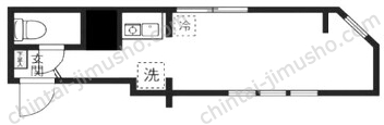 墨田DIAS1階の間取図